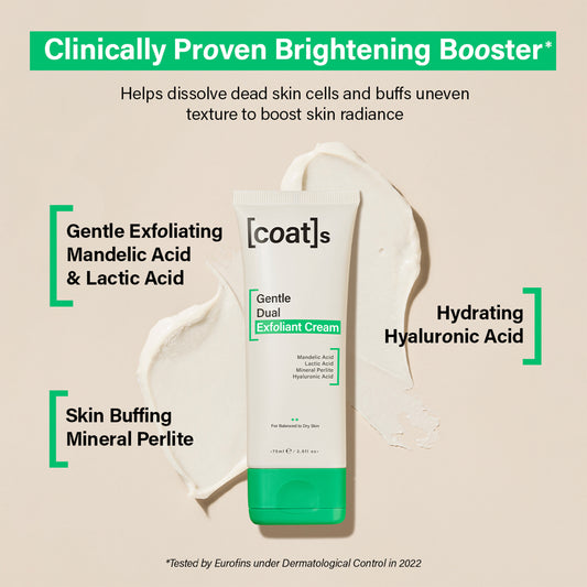 gentle dual exfoliant cream